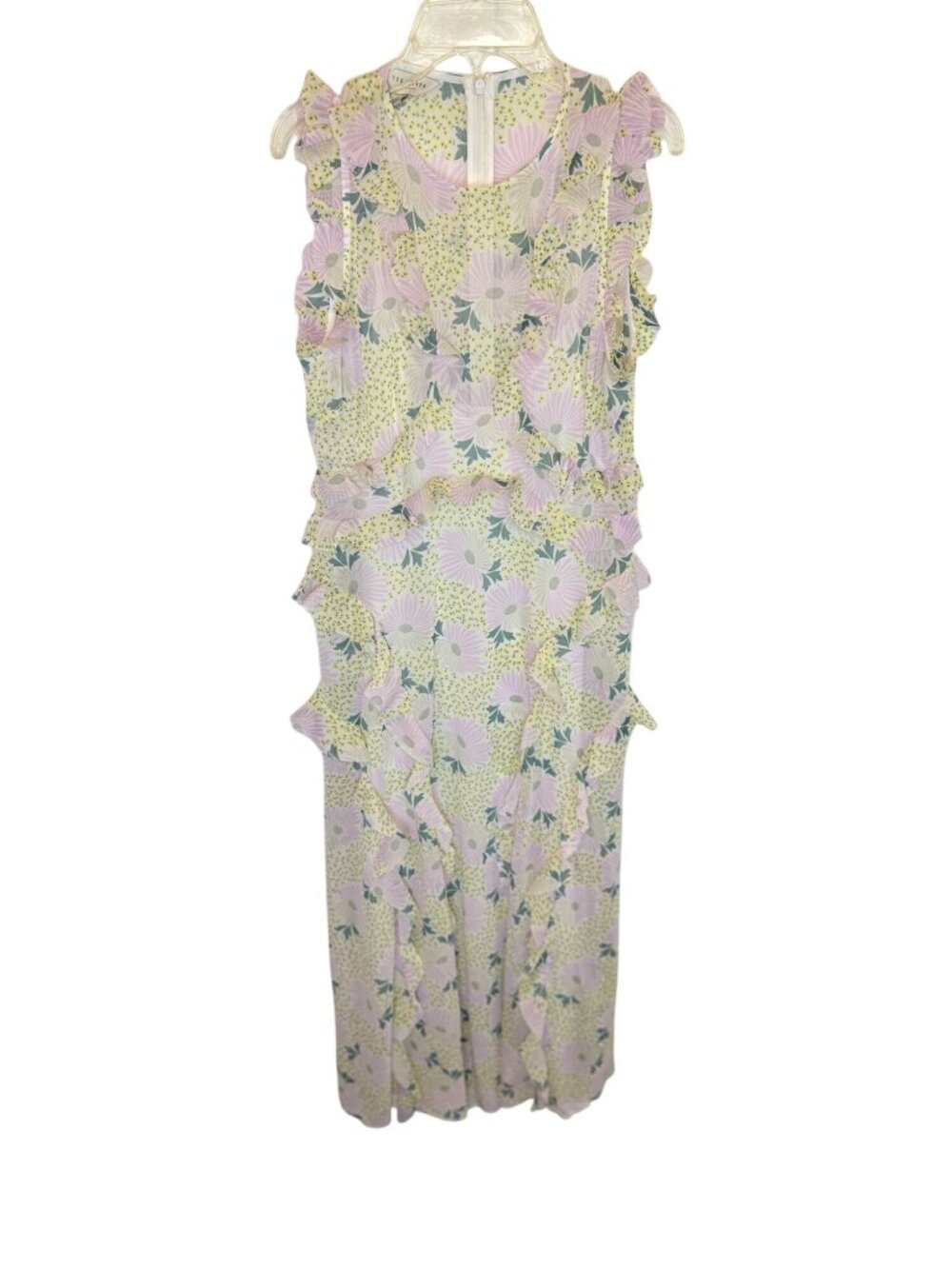 Ted Baker London Calinia floral print ruffle dress - Size 2 (6 US) - Picture 3 of 9